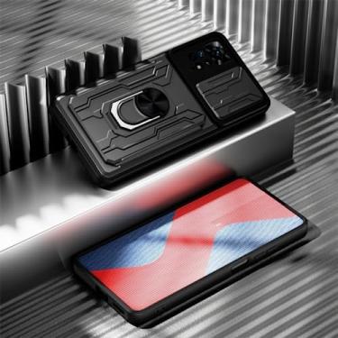 Imagem de Estojo à prova de choque para Xiaomi 13 Pro 12T 11T Pro para Redmi Note 12 11 10 Pro Poco X4 M5 Suporte de anel de metal rotativo no slot para cartão, K1, para Xiaomi Poco X5
