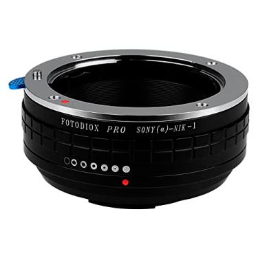 Imagem de Adaptador de montagem de lente Fotodiox PRO, montagem tipo A da Sony, lente AF Minolta Maxxum para câmera Nikon 1-Series, compatível com câmeras Nikon V1, J1 Mirrorless, Sony(a)-Nik(1) PRO