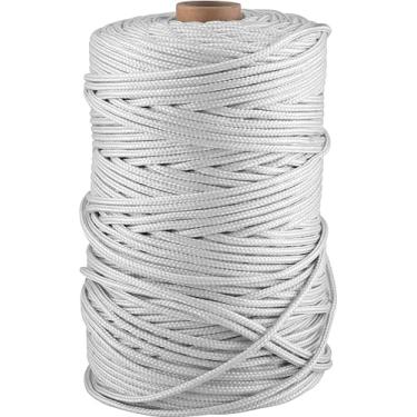 Imagem de Vonder, Corda Multifilamento Trançada, 5 Mm X 297 M, Branca.