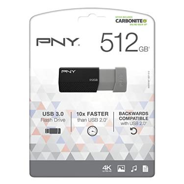 Imagem de PNY Pen drive USB 3.0, 512 GB, preto