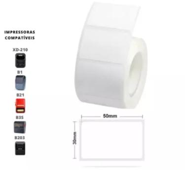 Imagem de 1 - ROLO DE ETIQUETA NIIMBOT 50x30mm B1 | B21 | B3S | B230-50x30mm (230 ETIQUETAS)