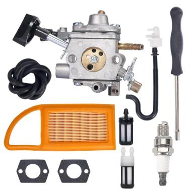 Imagem de Mikatesi Carburador BR600 para Stihl BR 600 BR550 BR500 Mochila de substituição de soprador C1Q-S183 C1Q-S184 Carb 4282-120-0606 4282-120-0607 4282-120-0608
