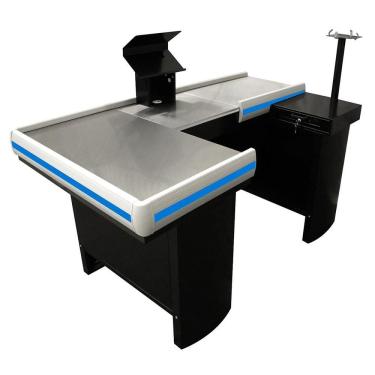 Imagem de Checkout Leve De 1,80M Mesa Reta Com Kit e Furação Para Balança Innal