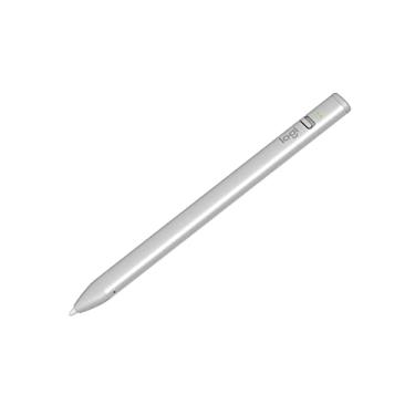 Imagem de Lápis Digital Logitech Crayon para iPad iOS 12.2 com Tecnologia Apple Pencil, Design Antirrolagem, Precisão de Pixel Sem Atraso, Ponta Inteligente e Conexão USB-C