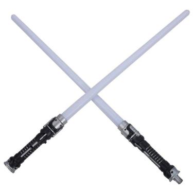 Imagem de Brinquedo Laser Sword Star Wars x2 de plástico 67 cm com luzes LED