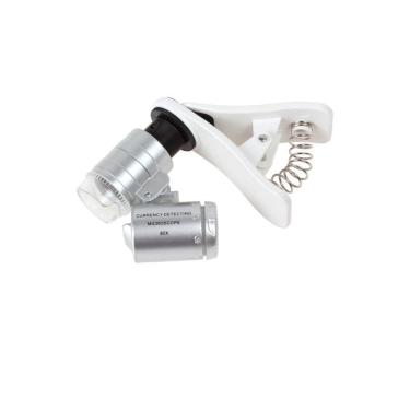 Imagem de Clipe de microscópio de lupa 60x para telefone Android