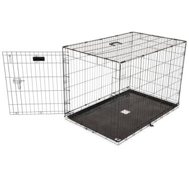 Imagem de Precision Pet Produtos One Door Provalue Wire Dog Crate, 106 cm, para animais de estimação de 32 a 40 kg, com sistema de bloqueio de 5 pontos