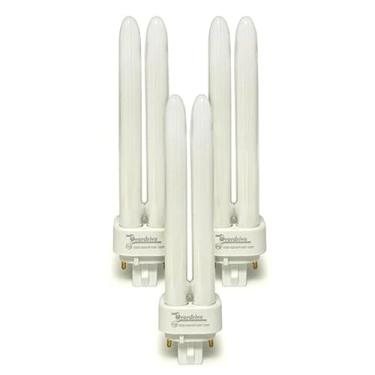 Imagem de Lâmpadas genéricas para Panasonic FDS18E35/4 18W Lâmpada fluorescente de tubo quádruplo - 3500K - Pacote com 3!