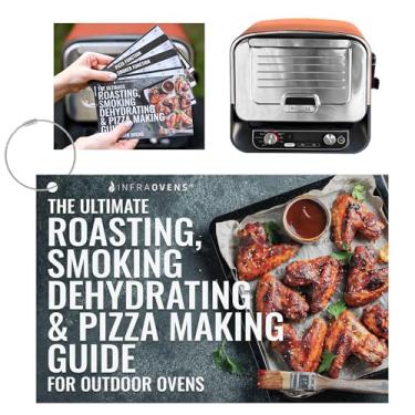 Imagem de INFRAOVENS Acessório de guia de culinária para forno de pizza Ninja Woodfire, forno externo 8 em 1, folha de referências à prova d'água para churrasqueira para forno elétrico OO100 OO101 OO101B,