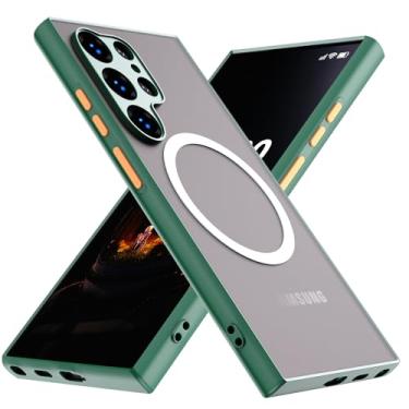 Imagem de Capa para Samsung Galaxy S24 Ultra à prova de choque resistente Samsung S24 Ultra capa protetora para Galaxy S24 Ultra 5G 2024 - Verde