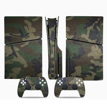 Imagem de Skins para console e controlador PS5 Slim Disc Edition, capas PS5 Slim, decalques, adesivos. (adesivo F)