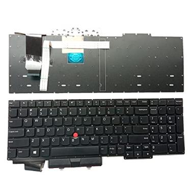 Imagem de Siakoocty Layout americano de substituição para laptop com teclado ponteiro para Lenovo Thinkpad E15 Gen 1 E15 Gen 2 2020 (20T8 20T9 20TD 20TE)