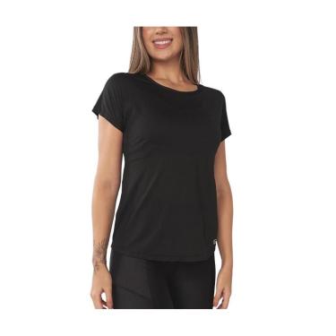 Imagem de Camiseta T-Shirt Feminina Fitness Alongada Com Detalhe Nas Costas - DelRio Sport-Feminino