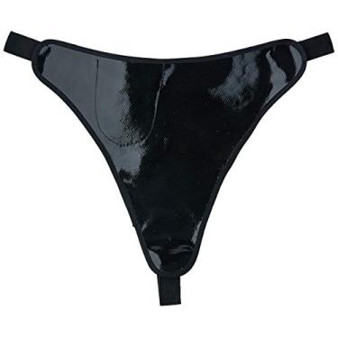 Imagem de Adão e Eva Power Panty - Calcinha Vibratória Em Vinil - Preto