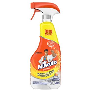 Imagem de Mr. Músculo Desengordurante Cozinha Laranja, Borrifador 500ml