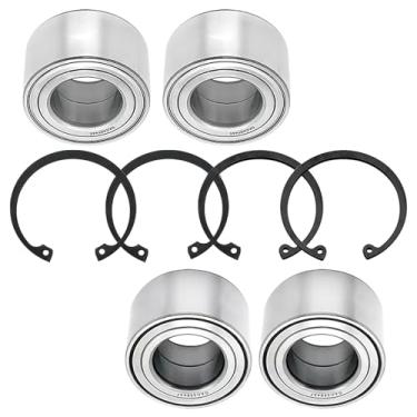 Imagem de NATEFEMIN Kit de rolamentos de roda dianteira e traseira de carro de substituição para Polaris Ranger 400 425 500 570 700 800 3515087 3515088 3585502 3514635 3514634, pacote com 4