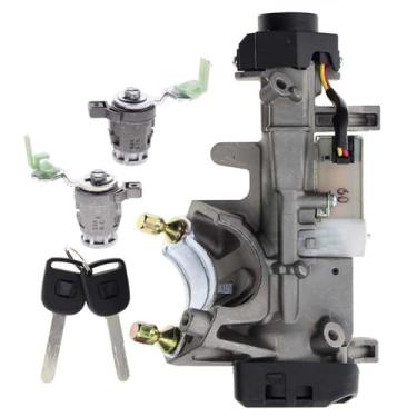 Imagem de Fechadura de porta cilíndrica de interruptor de ignição automática com chaves para Honda CRV 2002-06