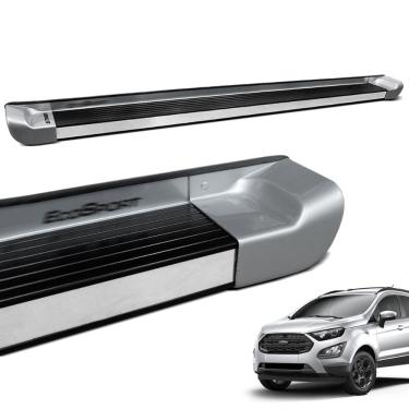 Imagem de Estribo Lateral Ecosport 2013 a 2021 Prata Dublin Personalizado