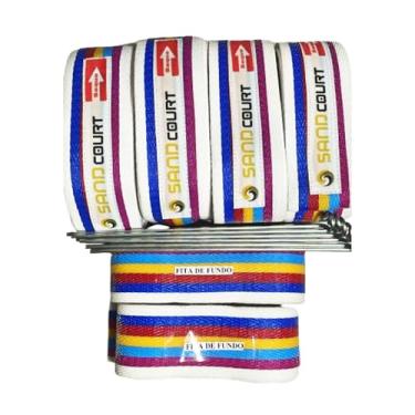 Imagem de Faixa de Marcação para Quadra Beach Tennis e Vôlei Pro (Colorido)