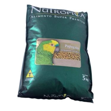 Imagem de Ração Nutrópica Extrusada Papagaio Natural 5Kg