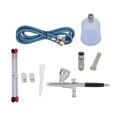Imagem de Pistola de Pulverização, Pistola de Pulverização Com Bicos de Pulverizador Agulha G18 Kit de Aerógrafo para Pintura de Aerógrafo Diy Modelo de Decoração de Casa, Suprimentos de