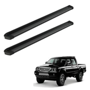 Imagem de Estribo L200 Gls Sport 2007 2008 2009 Cd Alumínio Preto - Bepo