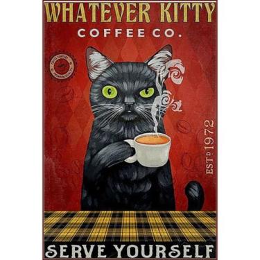 Imagem de Mouse Pad Plano 18x21 cm Gatinho Rebelde - JDM