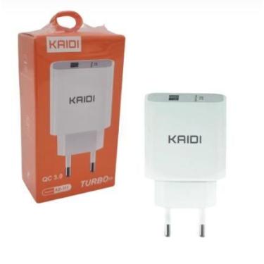 Imagem de Fonte carregadora de parede turbo  kaidi qc 3.0 kd-111