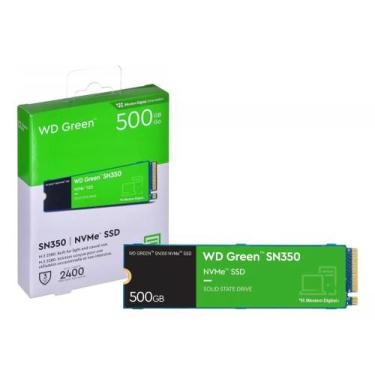 Imagem de SSD WD Green SN350 500GB NVMe M.2 2280 - WDS500G2G0C - WESTERN DITAL