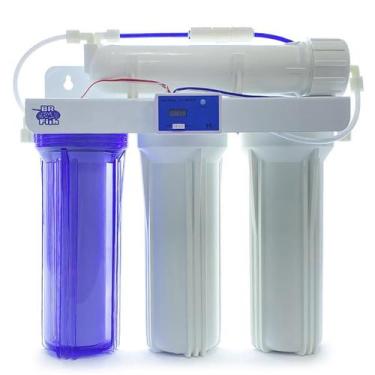 Imagem de Filtro Osmose Reversa 100Gpd + Tds In-Line Aquario Completo - Br Fish 