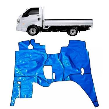 Imagem de  Tapete Carpete Assoalho Vinil Liso AZUL Kia Bongo - MANOS TAPETES