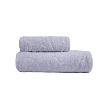 Imagem de Toalha Celine 2 Peças 100% Algodão Macia Qualidade Elegancia - Bella E