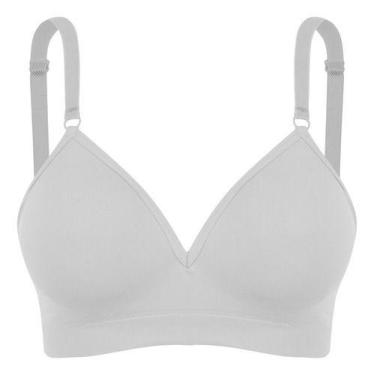 Imagem de Sutiã Microfibra com Bojo Trifil Daily sem Costura, Branco, M