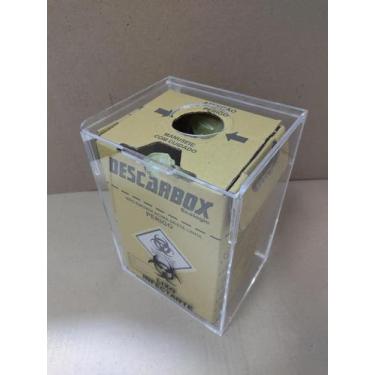 Imagem de Caixa Em Acrilico P/ Coletor Descarpack/perfurocortante 3l - Rick Acri