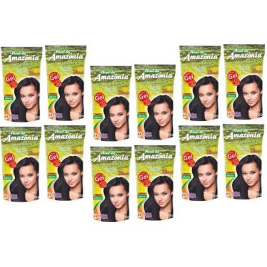 Imagem de Hene em gel amazonia 180gr pouch preto medido (preto natural) - DIVINA
