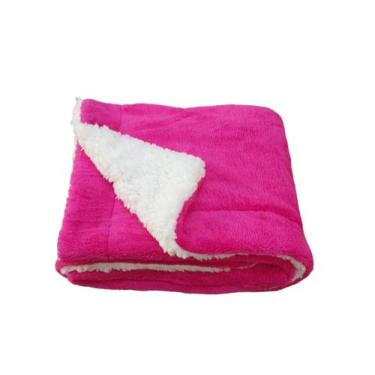 Imagem de Cobertor Coberdrom Manta E Sherpa Bebê Saida Maternidade Pink - Enxova