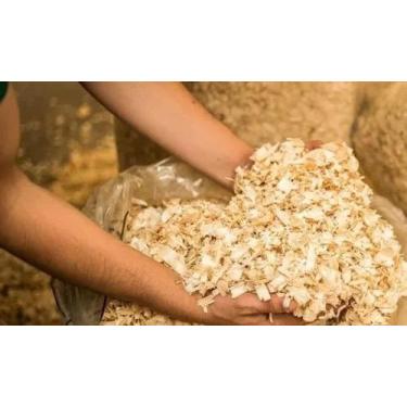 Imagem de Kit 6 Serragem Prensada 500g - Forração Coelho Hamster Ratos - Tuca Ca