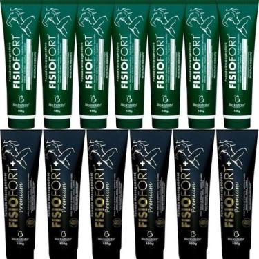 Imagem de Revenda Atacado 7 Pomada Massageadora Fisiofort 150g + 6 Pomada Massag