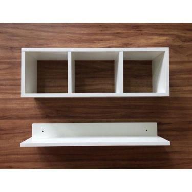 Imagem de Nicho Com Prateleira Para Quarto De Bebê 60x20x15cm Mdf 15mm - B&D Art