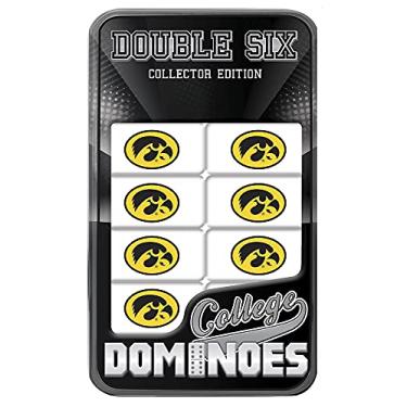 Imagem de MasterPieces NCAA Iowa Hawkeyes Edição de Colecionador Double Six Dominoes
