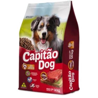 Imagem de Capitão Dog Adulto Carne 14 Kg - Racao Cachorro Adulto - Adimax