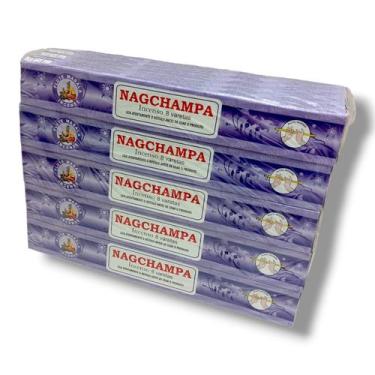 Imagem de Incenso Massala Flute Nag Champa Caixa Fechada 25un