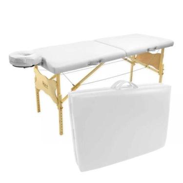 Imagem de Maca Mesa de Massagem Antares Spa Largura 80cm Portátil Com Altura Reg