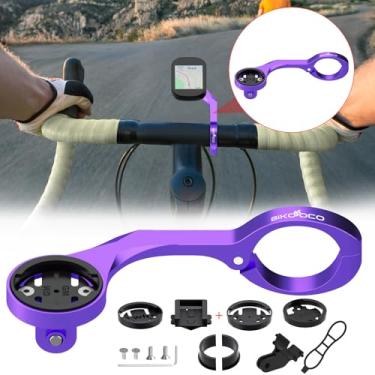 Imagem de BIKOOCO Suporte de computador para ciclismo frontal - Suporte de bicicleta Garmin para Garmin Edge 200 500 510 520 800 810 820 1000 1030, suporte de computador de bicicleta compatível com computador