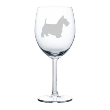 Imagem de Cálice de taça de vinho Scottie Terrier escocês (300 ml)