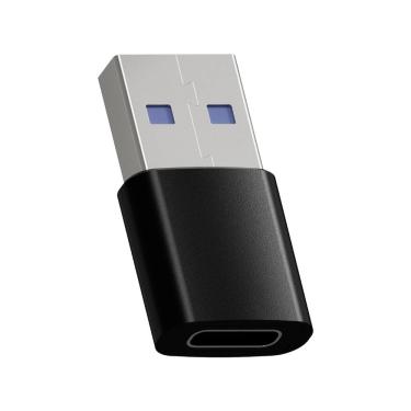 Imagem de Adaptador Fortrek UC2A USB-C Para USB-A 3A 5GBPS OTG Preto - UC2A 