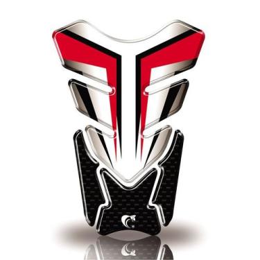 Imagem de Protetor De Tanque Adesivo Moto Cg Twister Cb Factor Fazer Gsx-S Branc