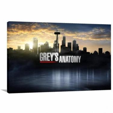 Imagem de Quadro decorativo Greys Anatomy - Tela em Tecido Canvas - Wall Frame