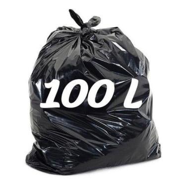 Imagem de Saco De Lixo Reforçado 100 Litros - 100 Unidades - Premium - HIGIPACK
