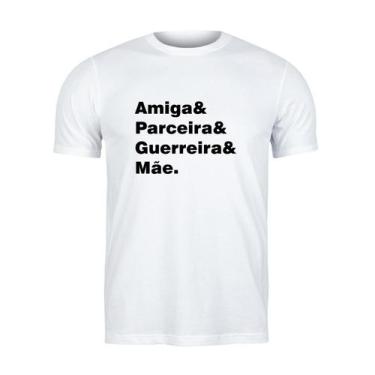 Imagem de T-Shirt Feminina Camiseta Personalizada Dia das Mães - Floratine, Bran